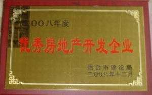 2008年優(yōu)秀房地產(chǎn)開發(fā)企業(yè)單位