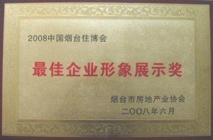 2008年最佳企業(yè)形象展示獎(jiǎng)